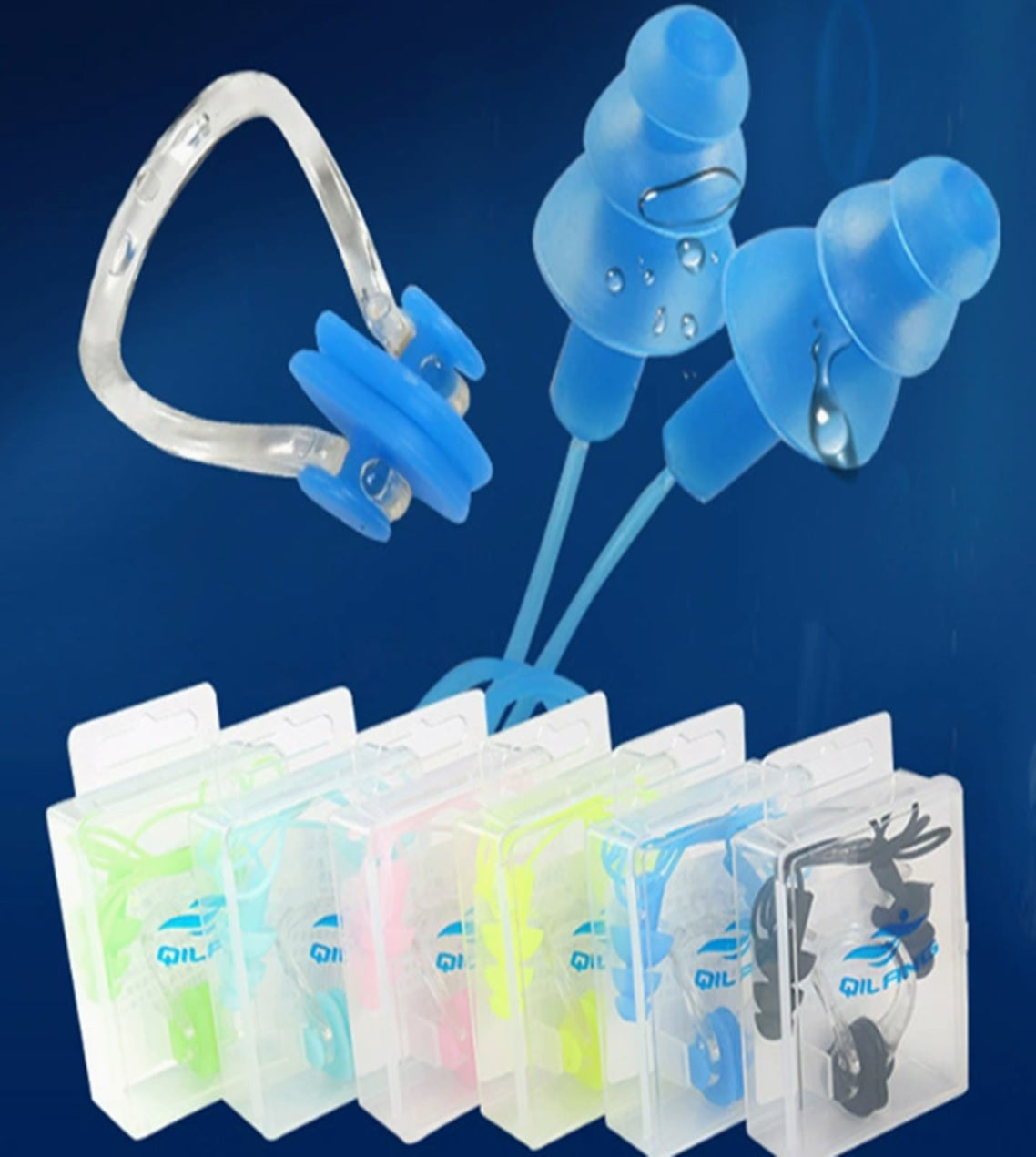 5208 EAR PLUG & NOSE CLIP KIDS SET