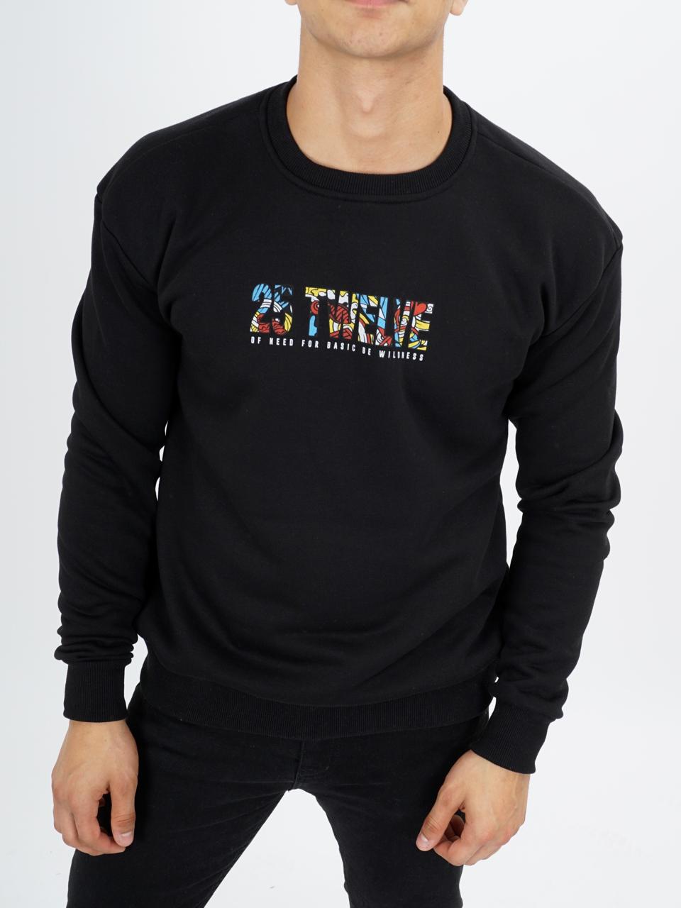 6747 25twelve sweatshirt round neck men's top