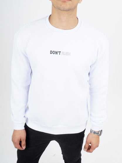 6749 Don't rush Sweatshirt round neck Men's top