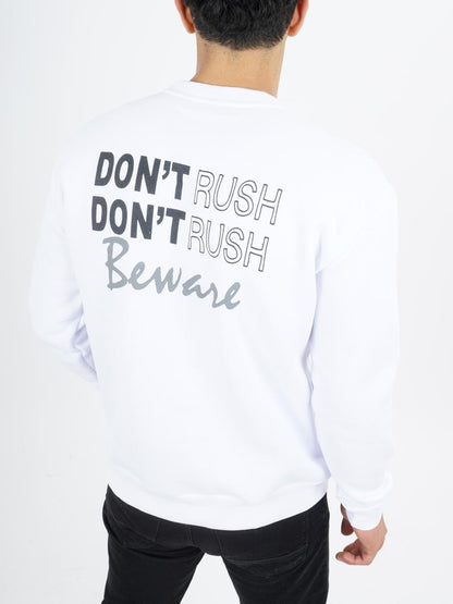 6749 Don't rush Sweatshirt round neck Men's top