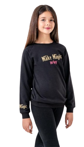 8108 Make magic girls sweatshirt 11-14y
