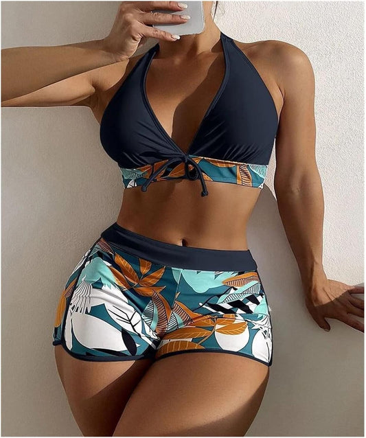 5412 Paxas 2pcs Short Women's Swuimsuit
