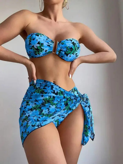 5108 CORAL BLOOM BIKINI WOMENS SET
