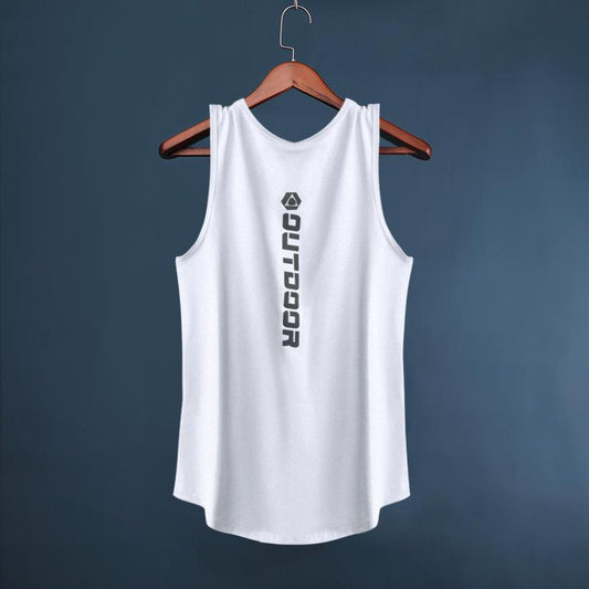 1038 Men's  Quick-Drying Running Track Training clothes T-shirts Fitness Sleeveless Top