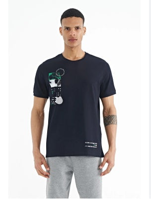 88216 CHECKSCOTTON THICK SOFT MENS T-SHIRT
