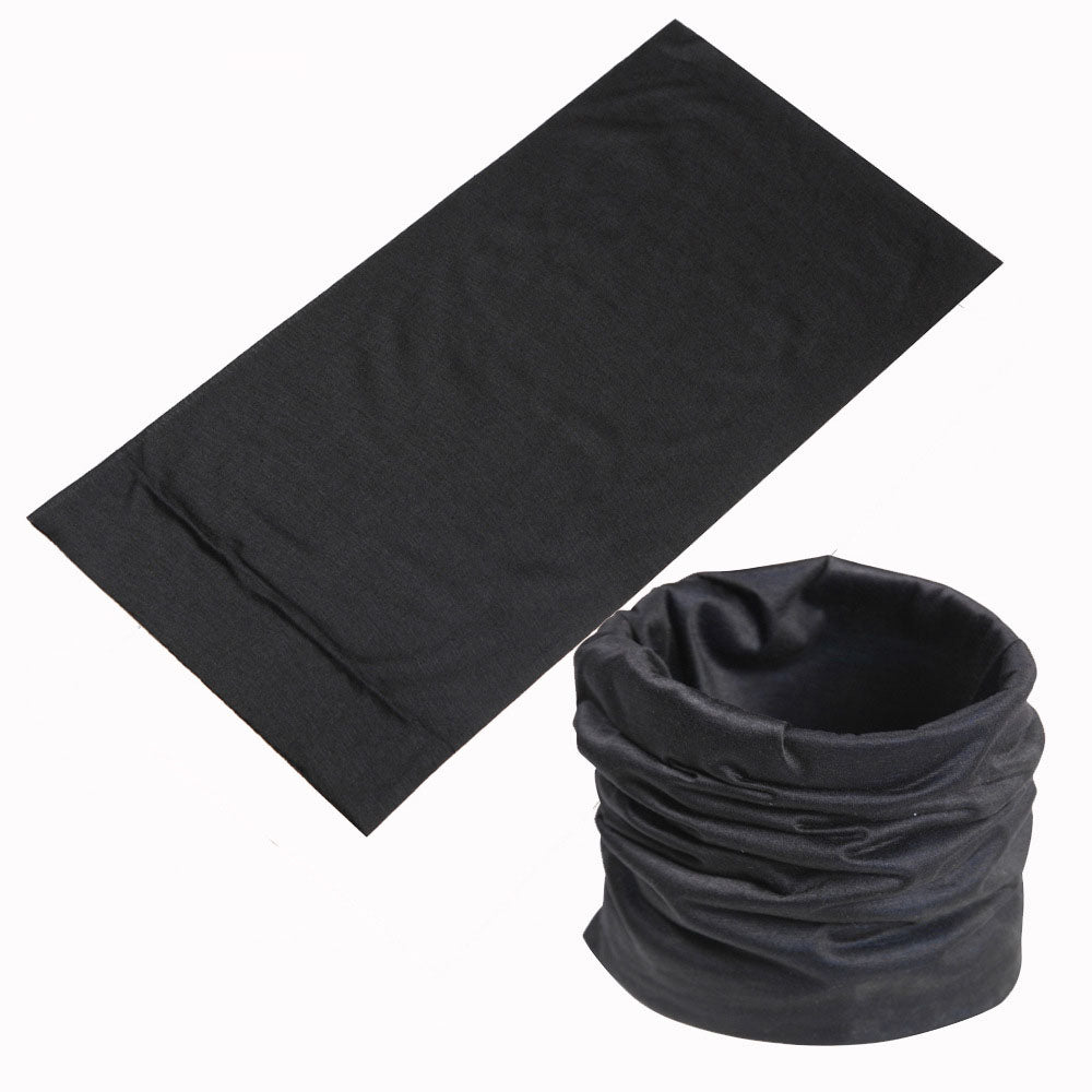 Elastic Multifunctional Solid Color Outdoor Riding Headscarf Neck Warmer Head Scarf Windproof Dust-proof UV Resistance Headband 555