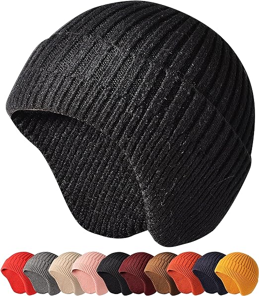 Beanie Hats Winter Hats Ear Covers for Men Women Kids Warm 553