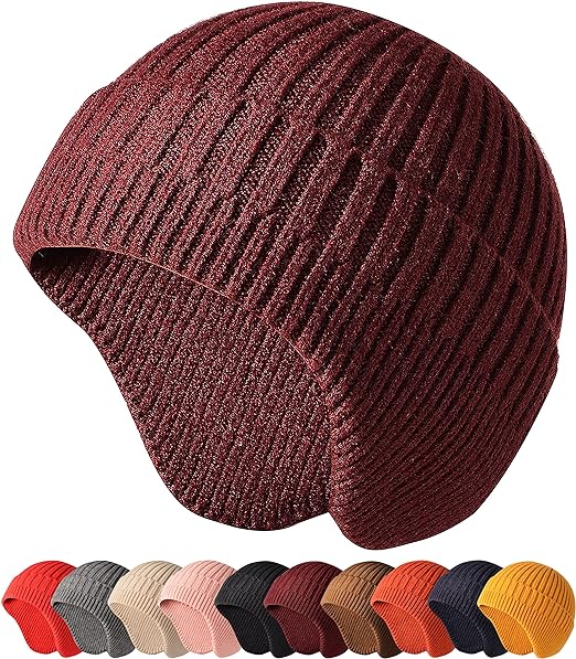 Beanie Hats Winter Hats Ear Covers for Men Women Kids Warm 553