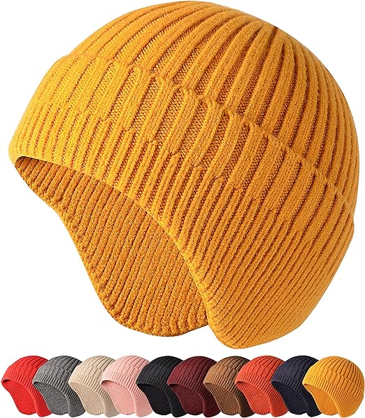 Beanie Hats Winter Hats Ear Covers for Men Women Kids Warm 553