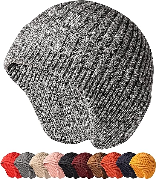 Beanie Hats Winter Hats Ear Covers for Men Women Kids Warm 553