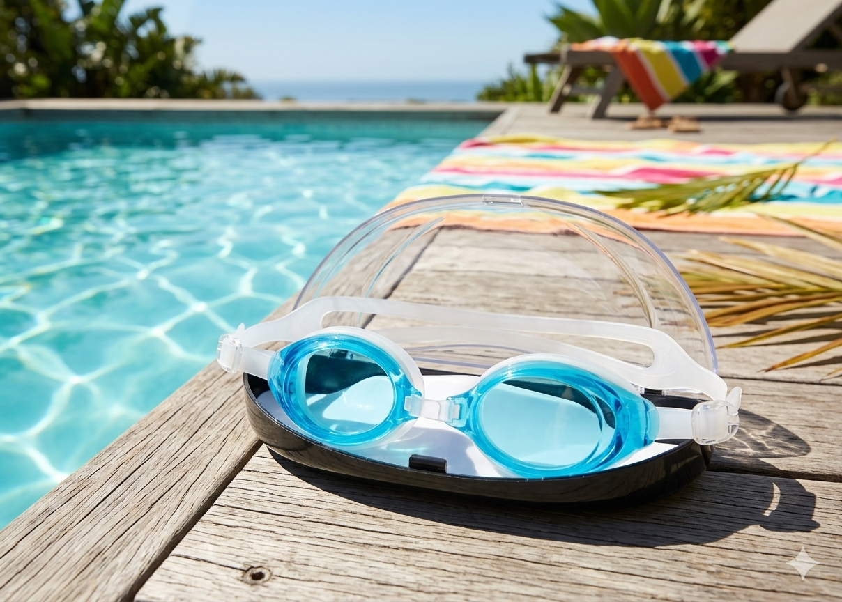 8006 Swimming Goggles round shape