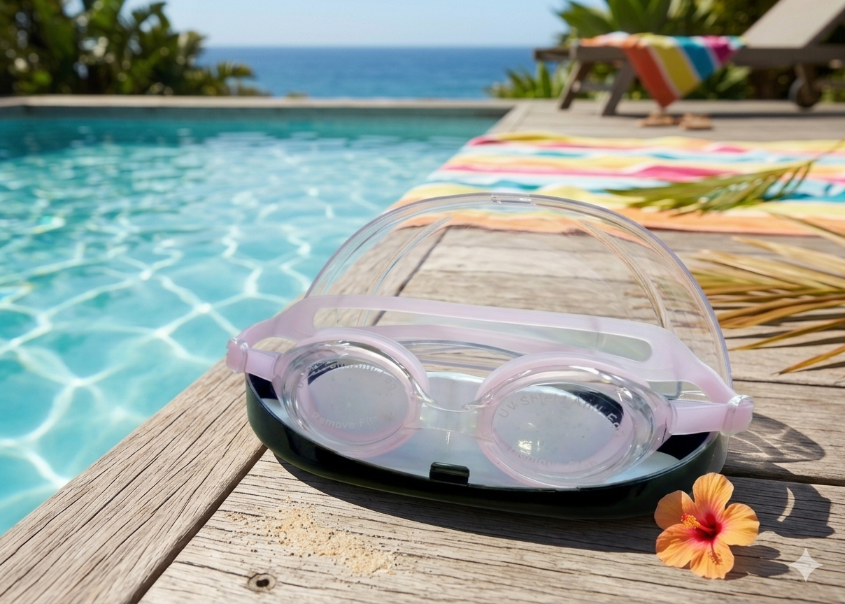 8006 Swimming Goggles round shape