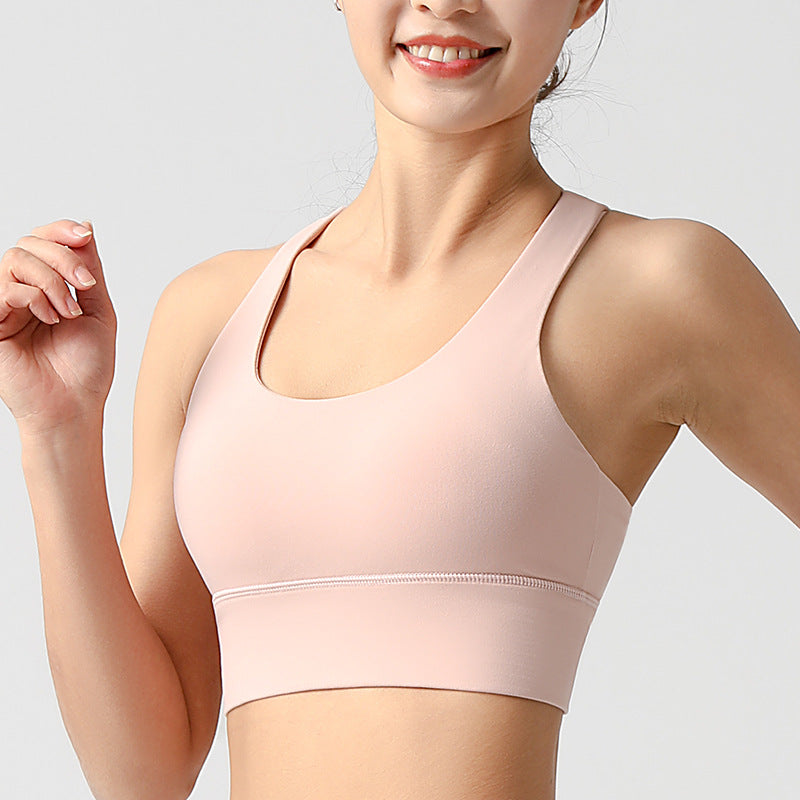 208015 sport bra Women Yoga Sport Bra Breathable Fitness Running Active Vest Padded Crop Tops Underwear gym Yoga top bras