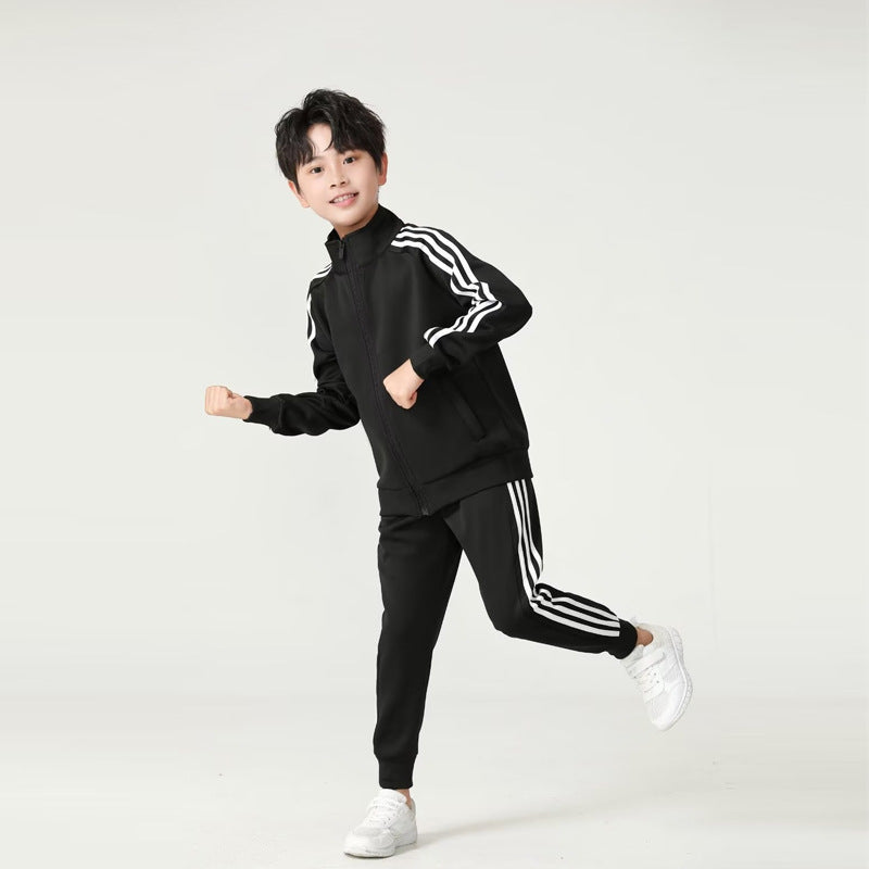 1301 Boy's Athletic Gym Running Sports Track Suit 3ligne