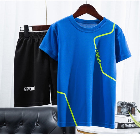 1323 Boy's t-shirt & short set quick dry