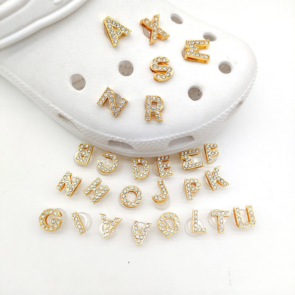 1325 Gold alphabet Charms Letters