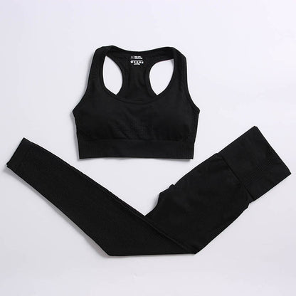 1006 Women Set Two Piece Workout Set Yoga, Gym Clothes Vital Seamless Gym Set Women Active Wear Yoga Suits Gym Wear Fitness Clothing