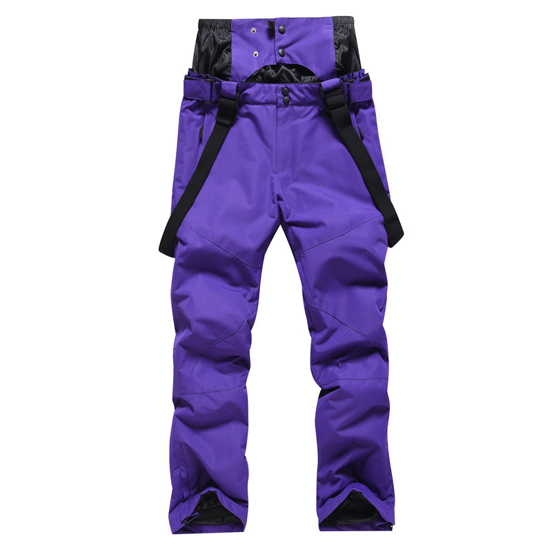 Unisex Suspenders Ski Pants Warm Snow Trousers Winter Ski Snowboard Pants Waist 5005