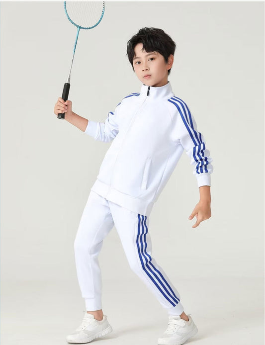 1301 Boy's Athletic Gym Running Sports Track Suit 3ligne