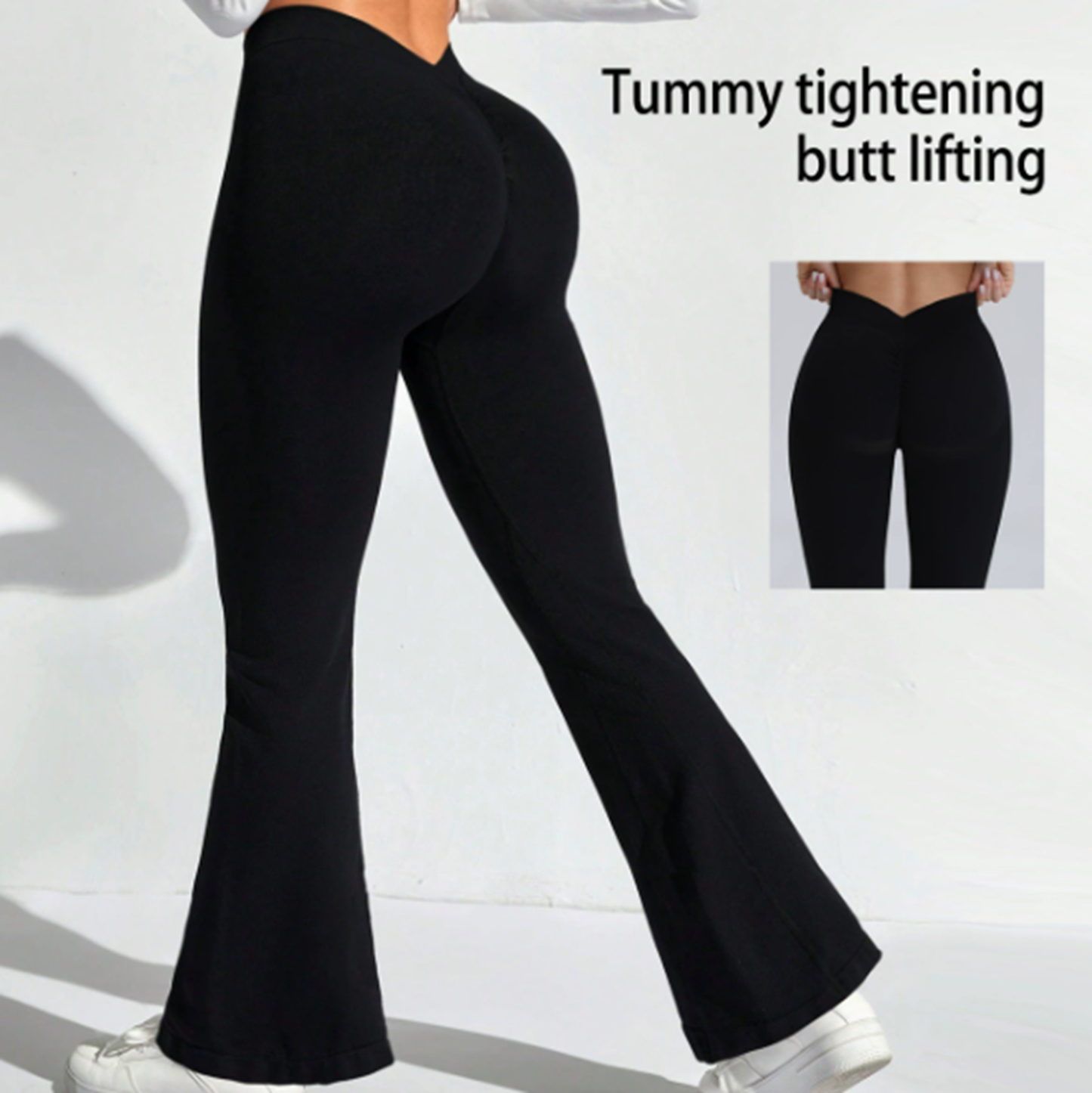 5308 Kalie Flare Scrunch Leggings