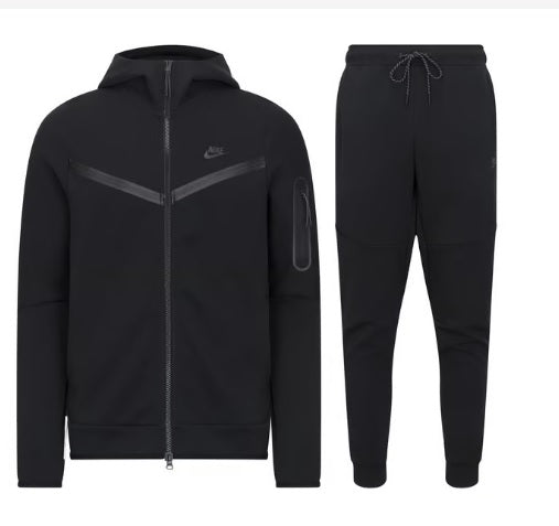 201225 NK WMNS BLACK TECH FLEECE FULL-ZIP SET