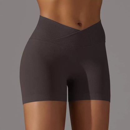 5309 Push Up Crossover Women's sport Shorts