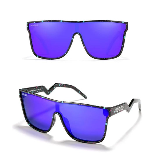 KD720 KDEAM Curved Polarized Sport Sunglasses