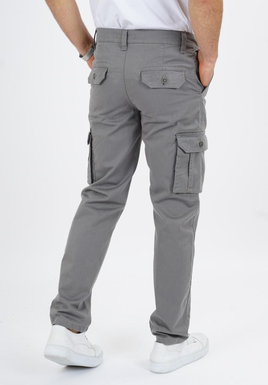 Men's Multi Pocket Straight Cargo Pants 1953