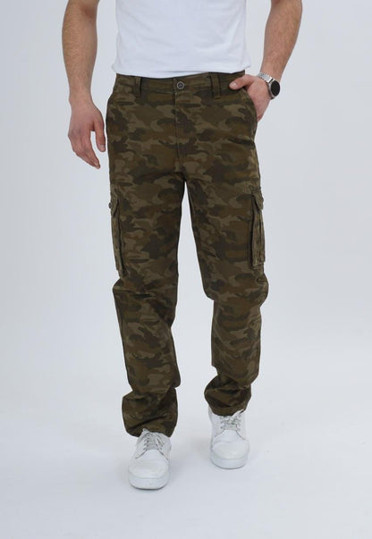 Men's Multi Pocket Straight Cargo Pants 1953