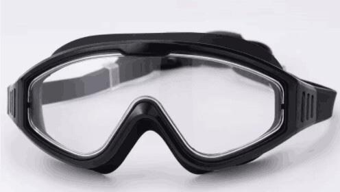 1026 Swimming Goggles with Conjoined Earplugs