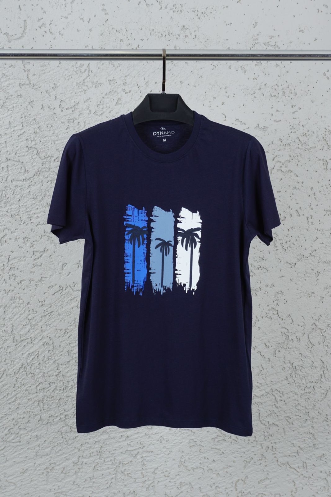 T924 T-shirt Men cotton palm printed