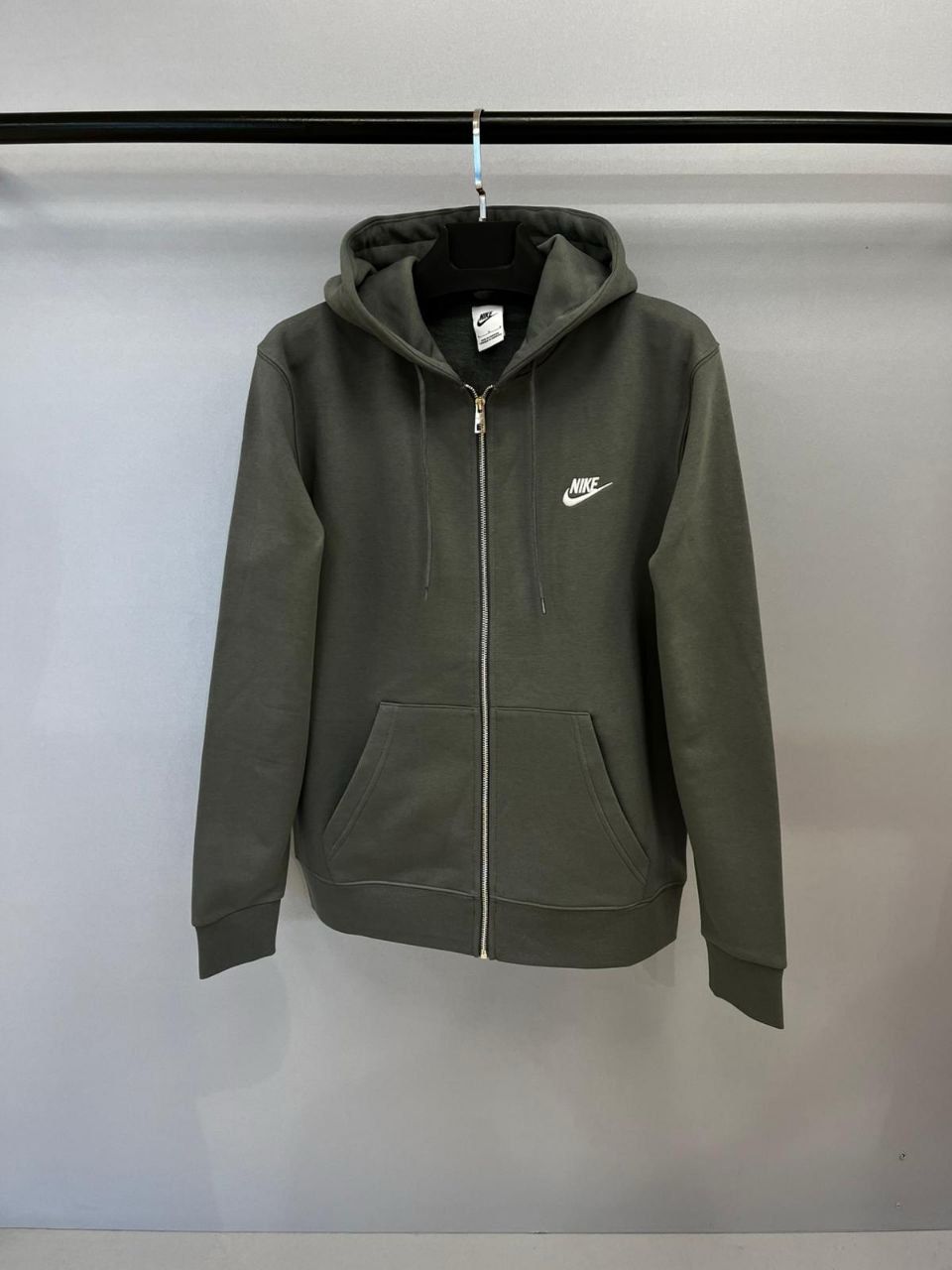 722460 Men's Full-Zip Cotton Hoodie