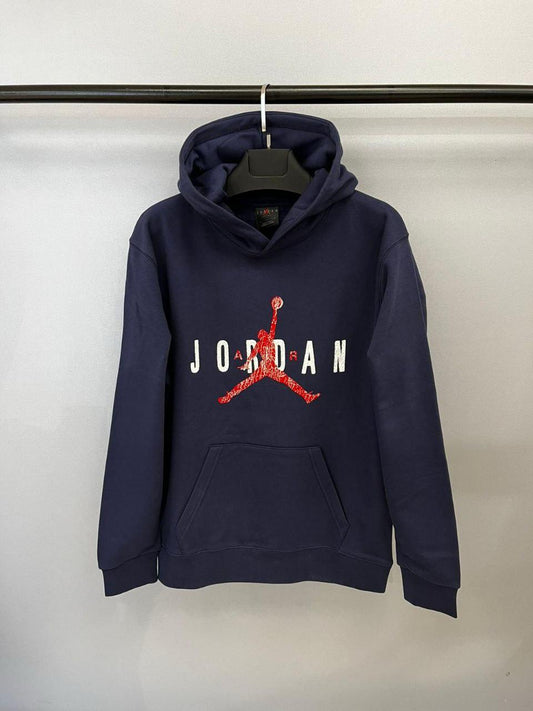 657928 JORDAN Red WINTER HOODIE