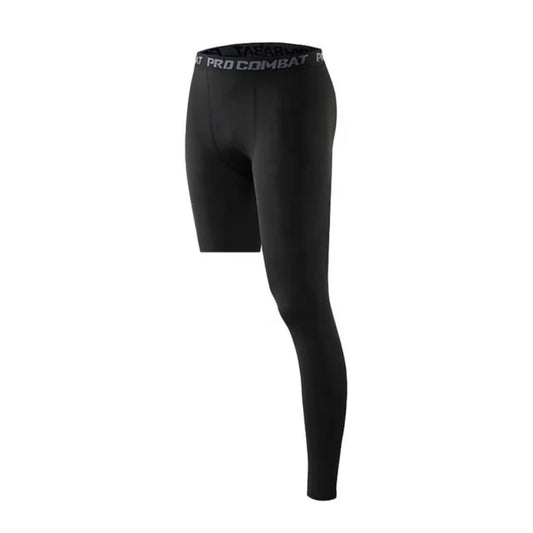 R74002 Men's Compression Tights, One Leg, Stretch