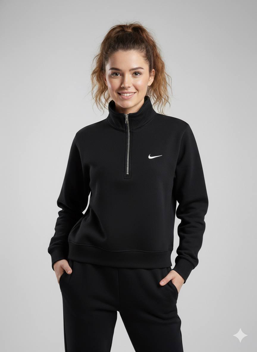 NK3227-04 NK SPORTSWEAR OVERSIZED QUARTER ZIP FL