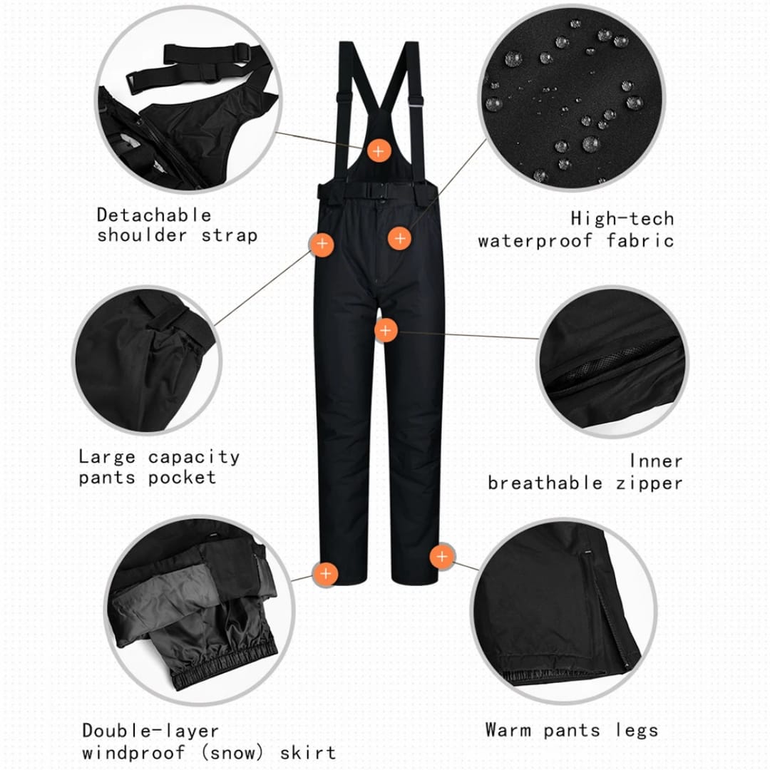 TJ098 Unisex Insulated Winter Ski Pant