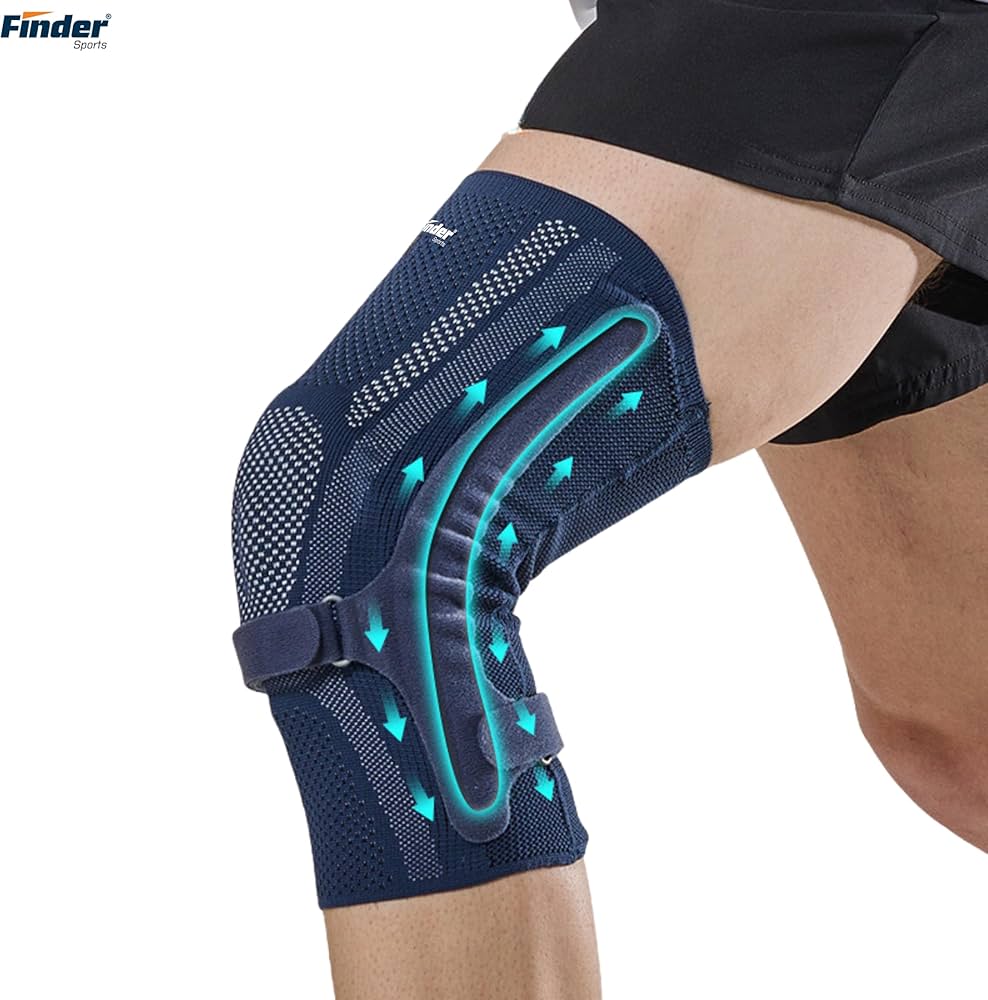 5244 LONG PADDED KNEE SUPPORT + STAYS