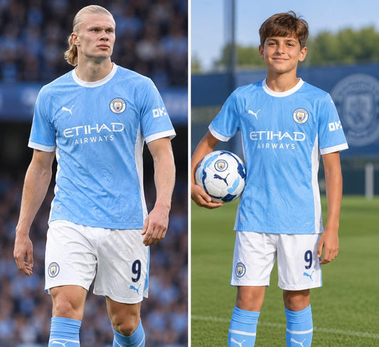 Manchester City Home Kids Set