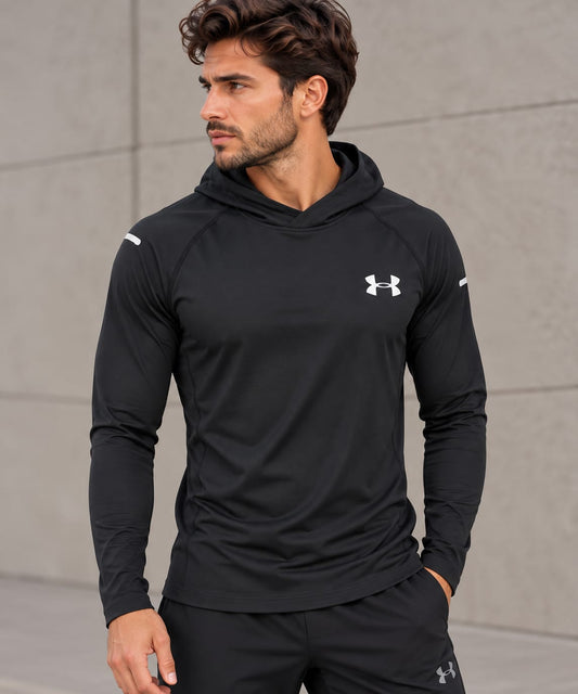 1268262 UA MEN HOODED PERFORMANCE TOP