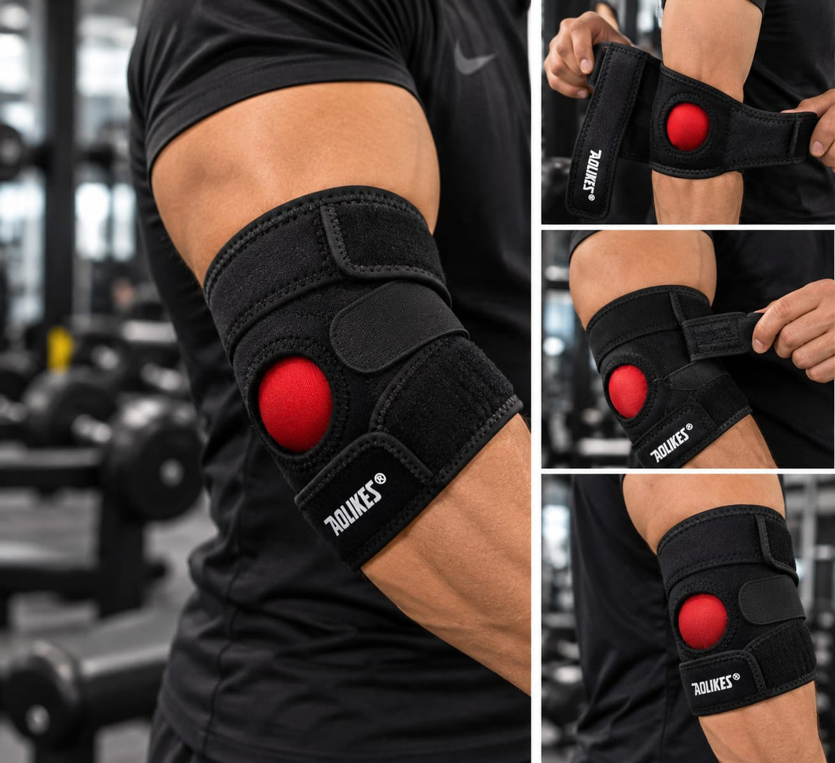1805 Elbow WRAP SUPPORT RED
