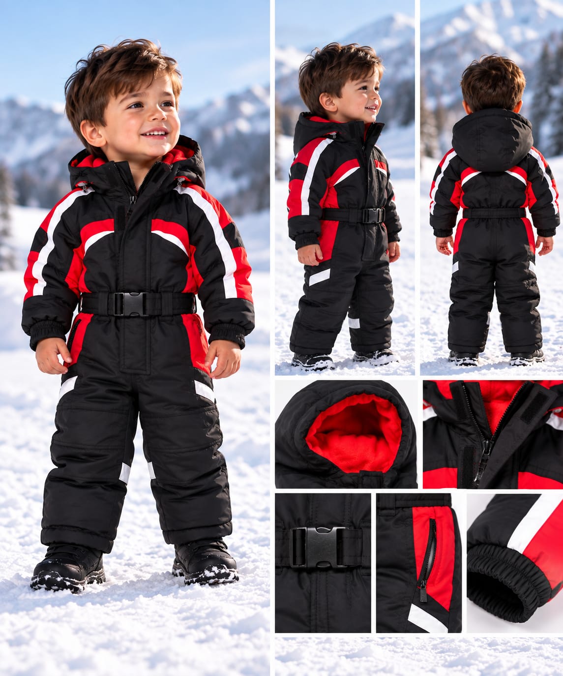 59971 Infant onepiece winter snowsuit