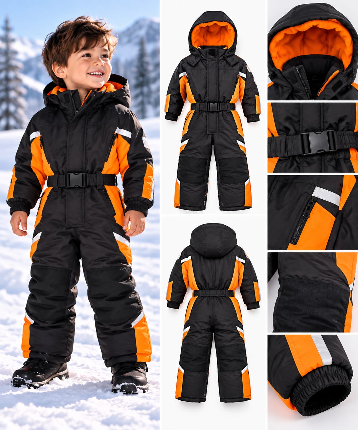 59971 Infant onepiece winter snowsuit