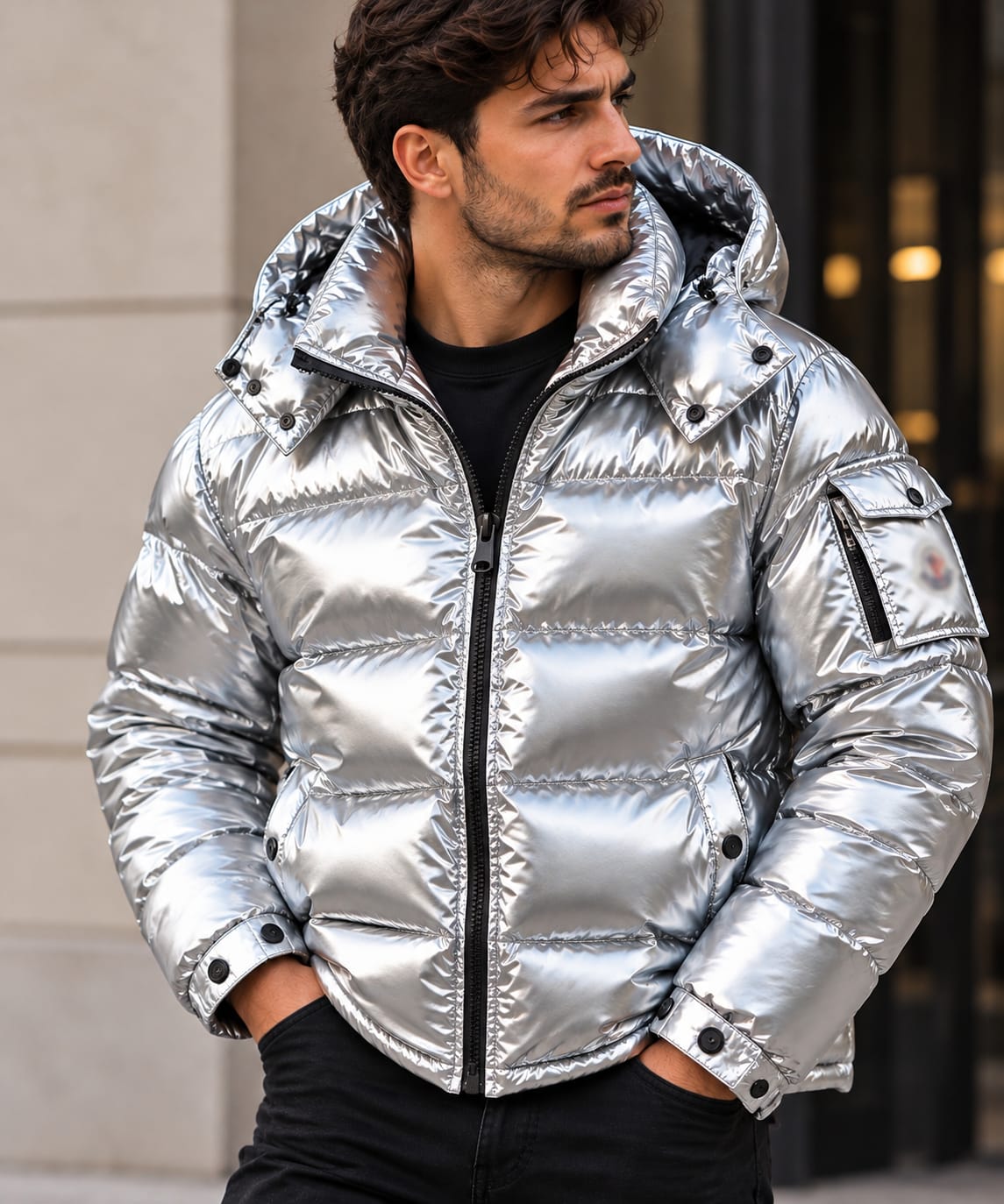 6005 Glossy Down jacket