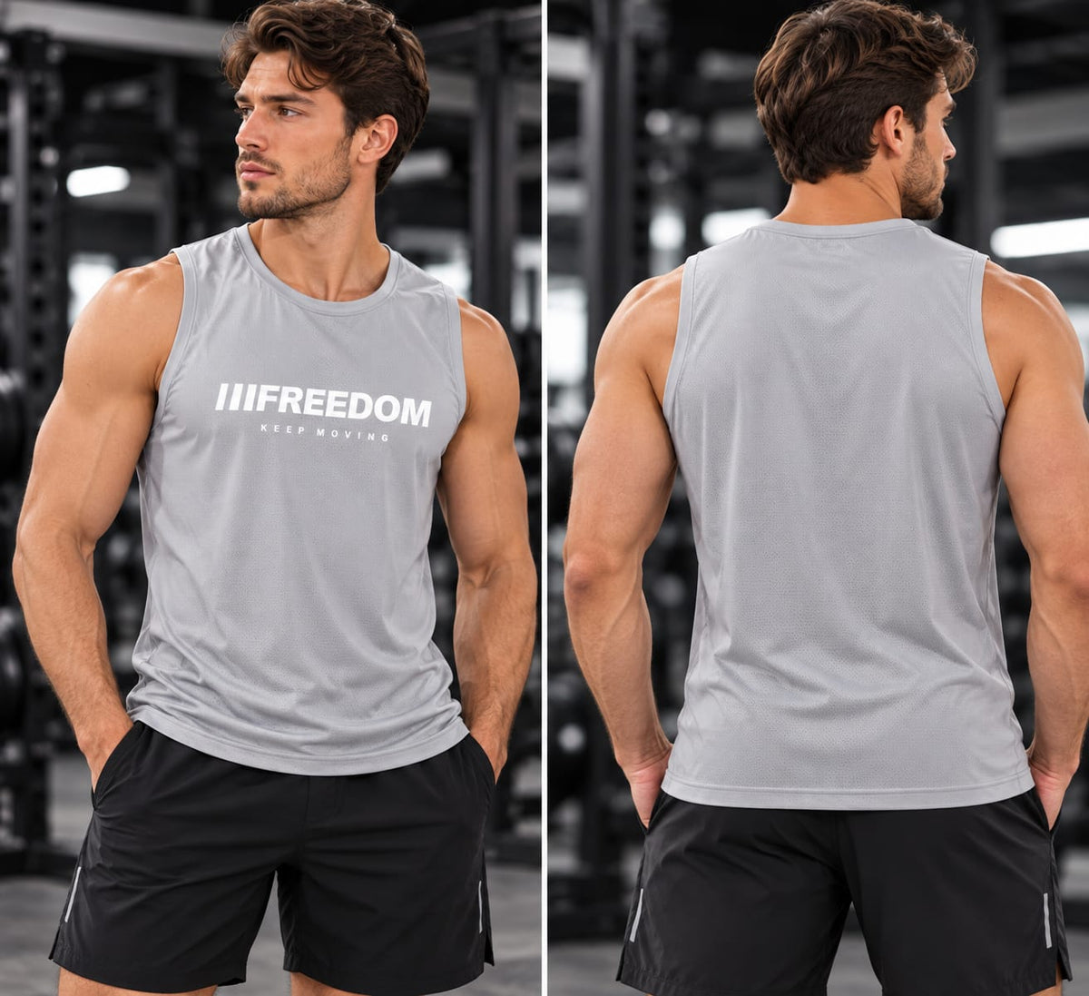 2109 Workout tank top men's seamless top