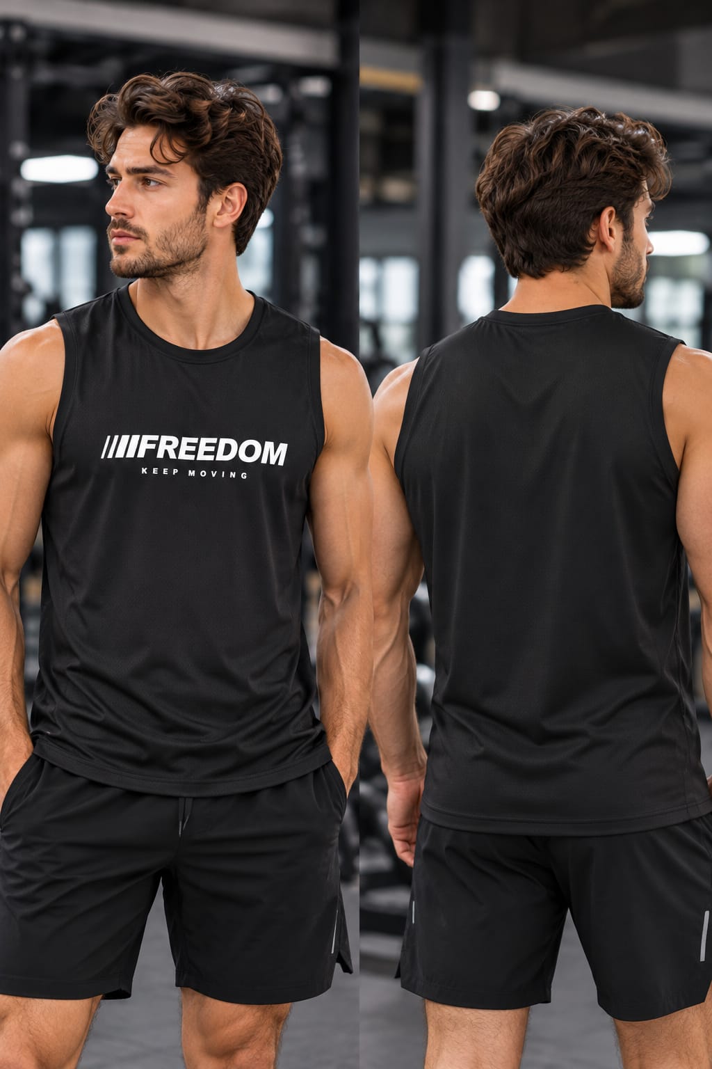 2109 Workout tank top men's seamless top