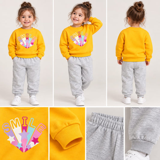 44238 SMILE STAR GIRL SET 1-4Y