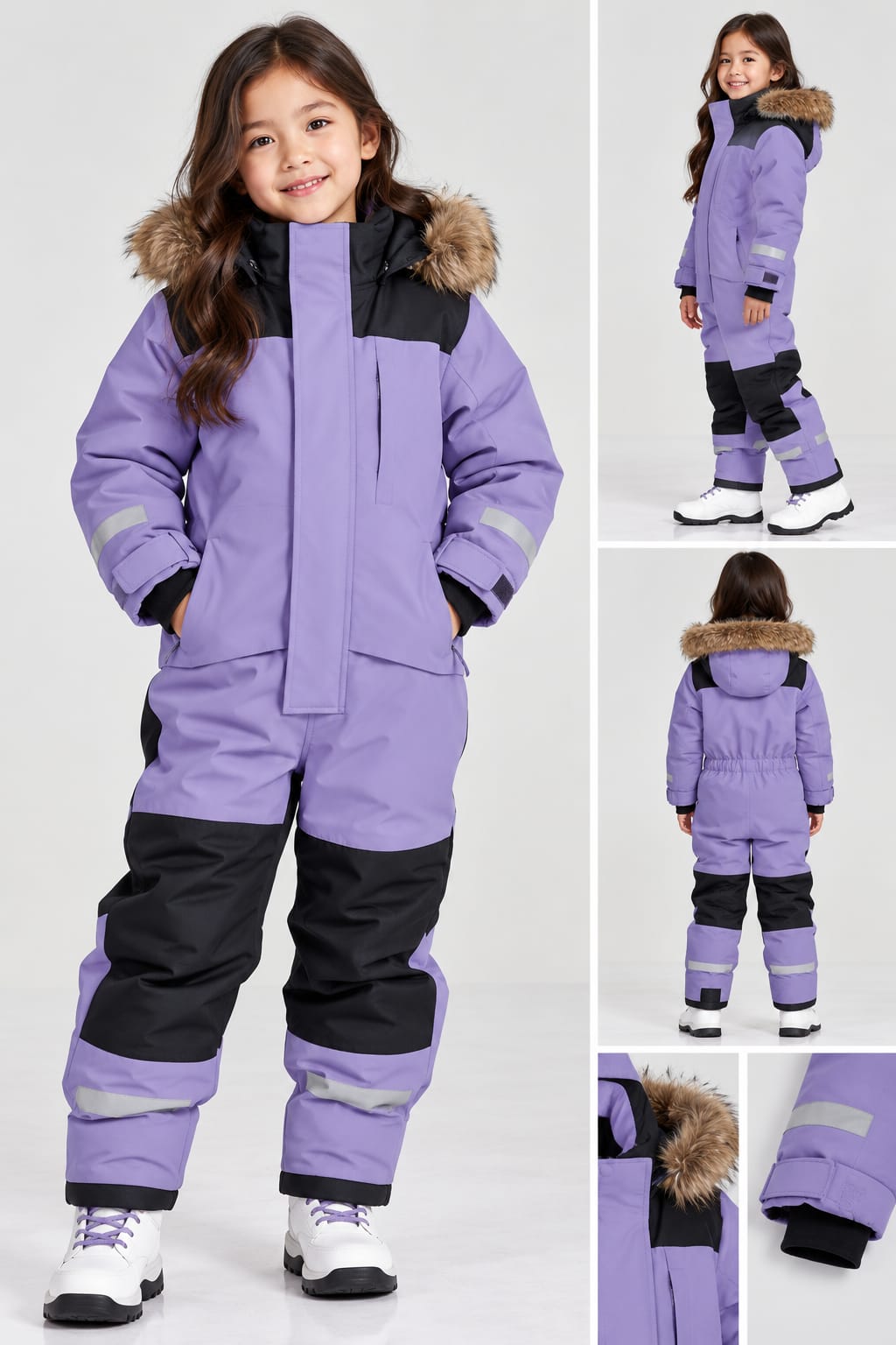 6003 KIDS SNOWSUIT UNISEX WATERPROOF HOODED JACKET