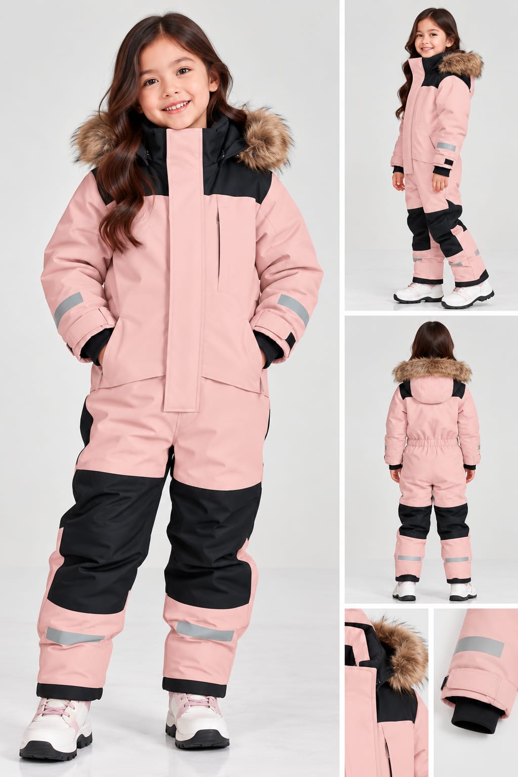 6003 KIDS SNOWSUIT UNISEX WATERPROOF HOODED JACKET