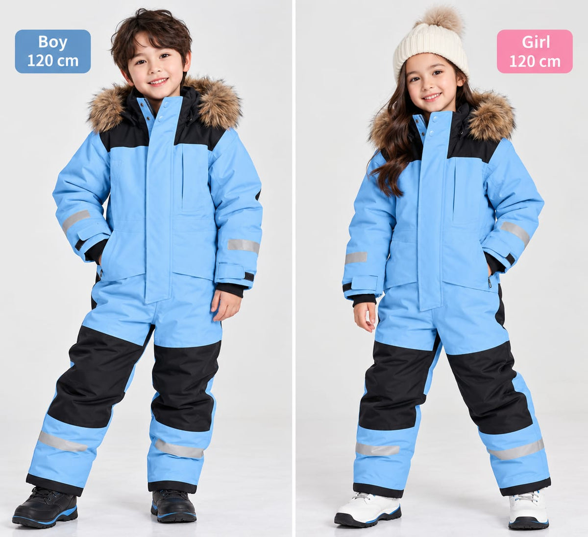 6003 KIDS SNOWSUIT UNISEX WATERPROOF HOODED JACKET