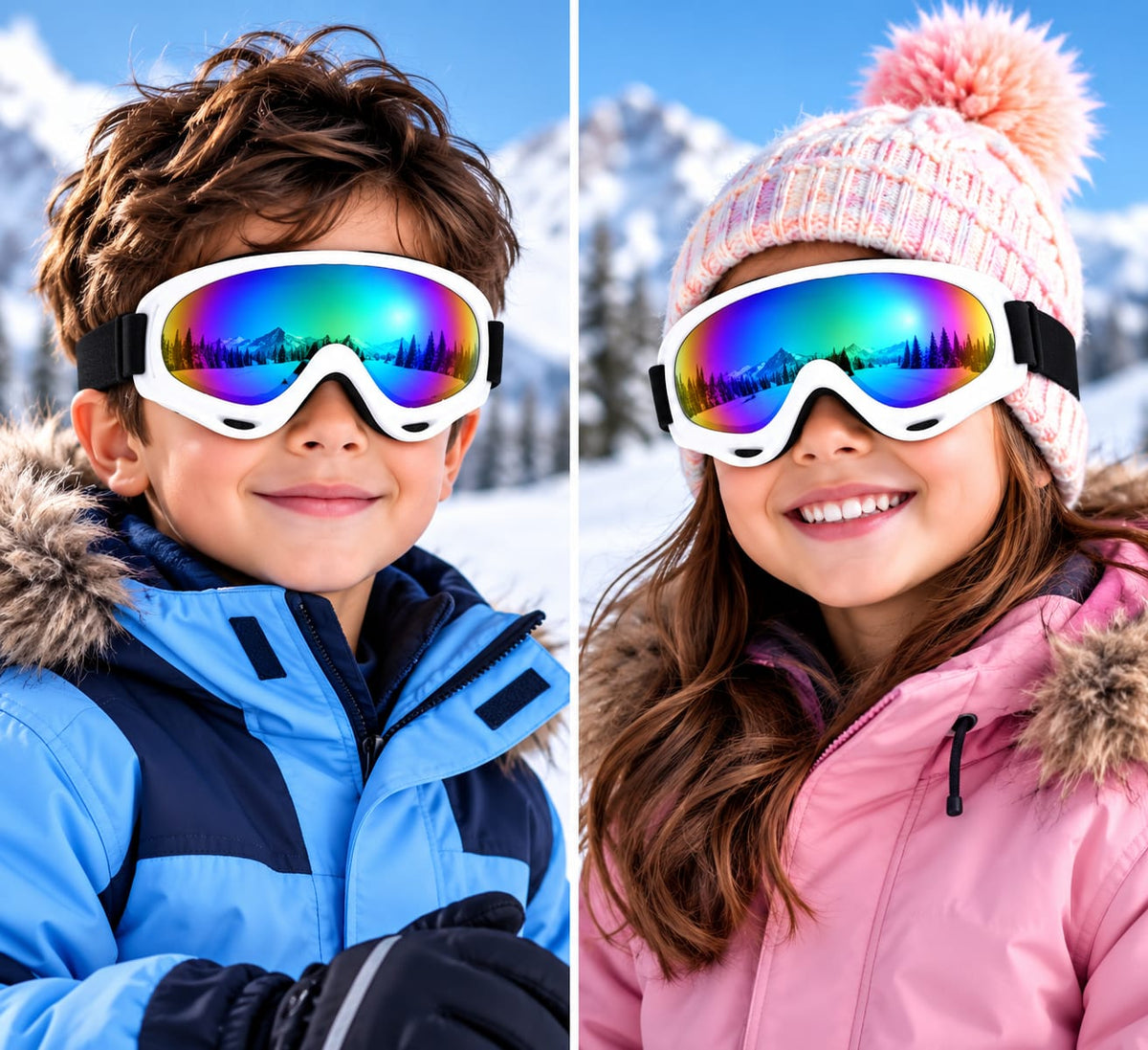 6058 Kids goggles windproof eye protection glasses